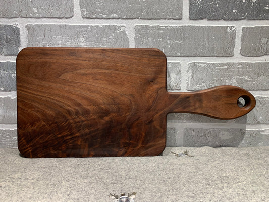 Walnut Charcuterie Board with Handle