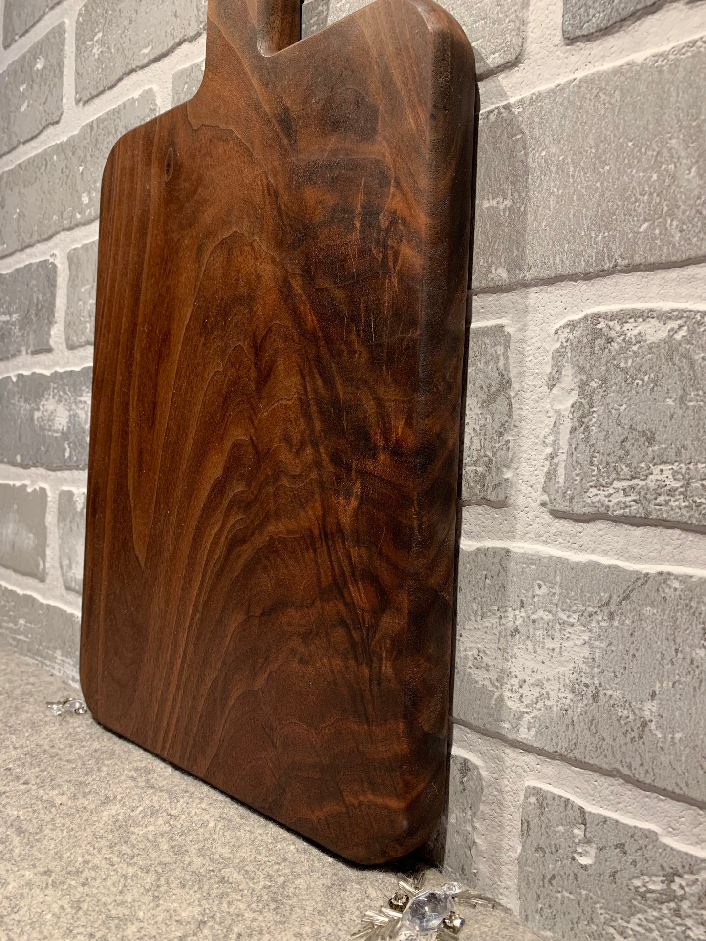 Walnut Charcuterie Board with Handle